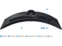 Samsung 49" Odyssey G9 curved skärm C49CG950 Datorskärm