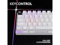 Logitech G Pro X 60 Lightspeed Tactile trådlöst gamingtangentbord (vit) Gamingtangentbord