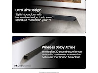 Samsung HW-S710D soundbar med subwoofer (svart) Soundbars