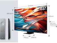 TCL 65" 65C855 QLED Pro 4K Google TV 144Hz 60 - 69 tums TV