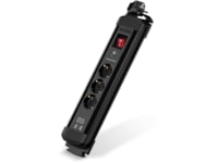 Andersson Strömförgrening 3x uttag och 2x USB 1,5m (svart) Förlängningskabel & förgrening