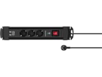 Andersson Strömförgrening 3x uttag och 2x USB 1,5m (svart) Förlängningskabel & förgrening
