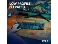Logitech G915 X Gamingtangentbord (svart) Gamingtangentbord