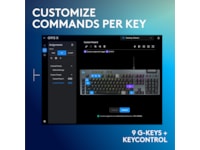 Logitech G915 X Gamingtangentbord (svart) Gamingtangentbord