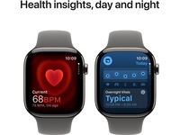 Apple Watch Series 10 46mm GPS + LTE Titan (naturlig) Smartwatches