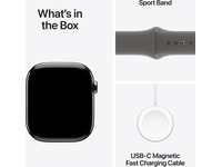 Apple Watch Series 10 46mm GPS + LTE Titan (naturlig) Smartwatches
