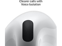 Apple AirPods 4 med brusreducering trådlösa öronproppar, in-ear (vit) In-ear hörlurar