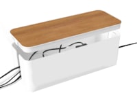 Andersson Stor kabelbox (vit/trä) Kabeldöljare och tillbehör