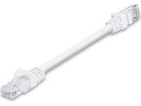 Nätverkskabel CAT6 15cm (vit) Nätverkskablar