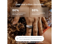 Oura Ring 4 Smart Ring str. 6 (borstad silver) Smart ring
