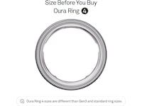 Oura Ring 4 Smart Ring str. 12 (borstad silver) Smart ring