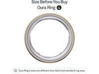 Oura Ring 4 Smart Ring str. 12 (guld) Smart ring