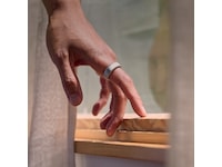 Oura Ring 4 Smart Ring str. 9 (borstad silver) Smart ring