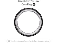 Oura Ring 4 Smart Ring str. 13 (svart) Smart ring