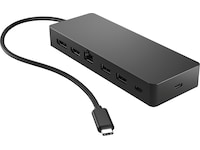 HP Universal USB-C Multiport Hub (svart) Dockningsstation och USB-hub