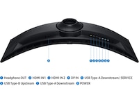 Samsung 49" Odyssey G9 curved gamingskärm S49FG910 Datorskärm
