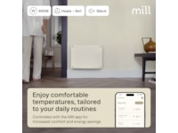 Mill Glass Smart WiFi Gen 4 panelradiator 400W Panelelement