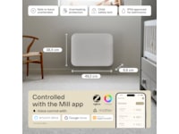 Mill Invisible Smart WiFi Gen 4 panelradiator 400W Panelelement