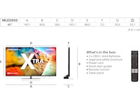 Philips 65" MLED950/12 The Xtra QD MiniLed Smart TV (2025) 60 - 69 tums TV