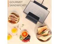 Krups FDK Iconic Sandwich Maker (stål) Smörgåsgrillar