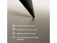 reMarkable Paper Pro 11,8" 64GB inkl. Marker Plus och Book Folio (svart skinn) Digitala anteckningsblock