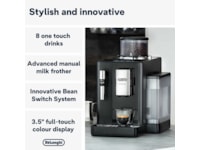 DeLonghi Rivelia EXAM440.35.B automatisk kaffemaskin Espressomaskiner