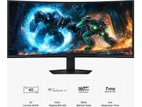 Samsung 40" curved gamingskärm Odyssey G7 S40FG75 Datorskärm
