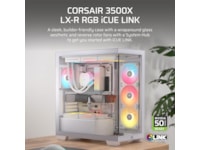 Corsair 3500X LXR LINK Mid Tower (vit) Midi tower