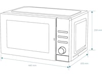 Avant Mikrovågsugn 800W 20L 8 Program Mikrovågsugn