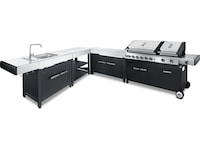 Austin and Barbeque Gasolgrill med 8 + 2 brännare & funktioner Utomhusgrillar