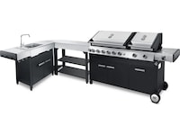 Austin and Barbeque Gasolgrill med 8 + 2 brännare & funktioner Utomhusgrillar