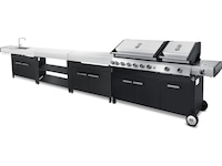 Austin and Barbeque Gasolgrill med 8 + 2 brännare & funktioner Utomhusgrillar