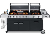 Austin and Barbeque Gasolgrill med 8 + 2 brännare & funktioner Utomhusgrillar
