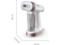 Tefal Pure Force 2in1 Vit & Rosa DT8720E0 1800 W Steamer