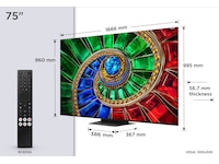 TCL 75" RM7L RGB-Mini LED Smart TV (2026) 70 - 79 tums TV