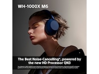 Sony WH-1000XM6 trådlösa hörlurar, over-ear (svart) + Sony WH-CH520 Hörlurar
