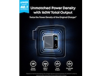 Anker Prime 160W 3-portars laddare (silver) Mobilladdare