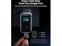 Anker Prime 160W 3-portars laddare (silver) Mobilladdare