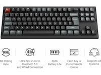 Keychron V3 Ultra 80% 8K Brown Trådlöst gamingtangentbord Gamingtangentbord