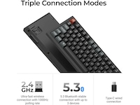 Keychron V3 Ultra 80% 8K Brown Trådlöst gamingtangentbord Gamingtangentbord