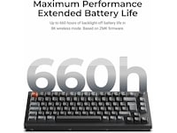 Keychron V1 Ultra 75% 8K Red Trådlöst Gamingtangentbord Gamingtangentbord