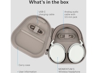 Sennheiser MOMENTUM 5 trådlösa hörlurar, over-ear (denim) Hörlurar