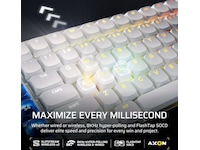 Corsair Vanguard Air 99 trådlöst gamingtangentbord (vit) -B-Grade Demo tangentbord