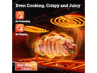 Cosori Dual Blaze TwinFry Ceramic 10 L Smart Air Fryer Airfryer