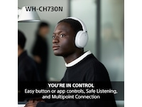Sony WH-CH730N trådlösa brusreducerande hörlurar (svart) Hörlurar