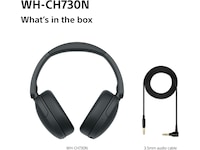 Sony WH-CH730N trådlösa brusreducerande hörlurar (svart) Hörlurar