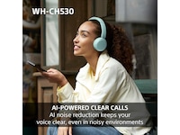 Sony WH-CH530 trådlösa Bluetooth-hörlurar (rosa) Hörlurar