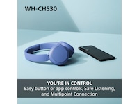 Sony WH-CH530 trådlösa Bluetooth-hörlurar (rosa) Hörlurar