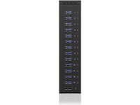 ICY BOX IB-AC6113 USB Hub/Port Dockningsstation och USB-hub
