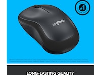 Logitech M220 Silent trådlös PC -mus, svart Mus
